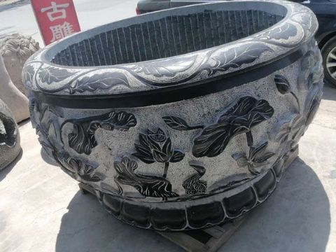 點擊查看詳細(xì)信息<br>標(biāo)題：石缸石花盆 閱讀次數(shù)：3105