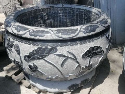 點擊查看詳細(xì)信息<br>標(biāo)題：石缸石花盆 閱讀次數(shù)：3167