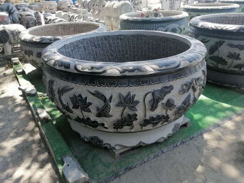 點擊查看詳細(xì)信息<br>標(biāo)題：石缸石花盆 閱讀次數(shù)：3115
