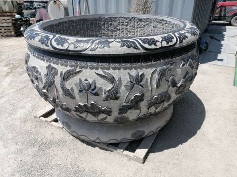 點擊查看詳細(xì)信息<br>標(biāo)題：石缸石花盆 閱讀次數(shù)：3082
