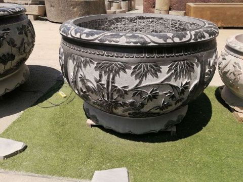 點擊查看詳細(xì)信息<br>標(biāo)題：石缸石花盆 閱讀次數(shù)：3219